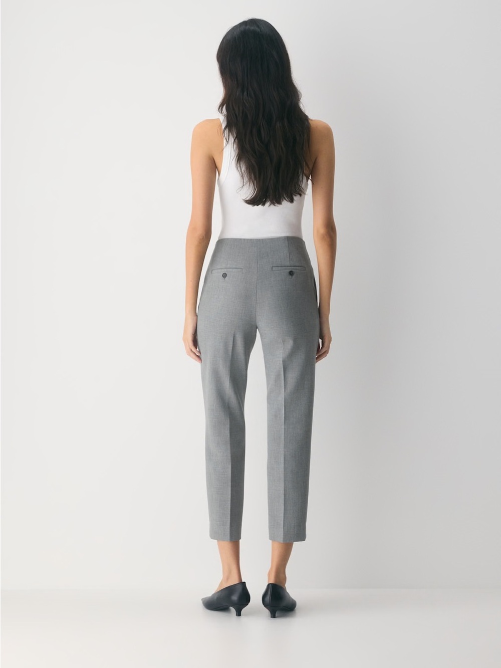 Aritzia Babaton Markova Pant Eversential Heather Dark Grey - Picture 2 of 13